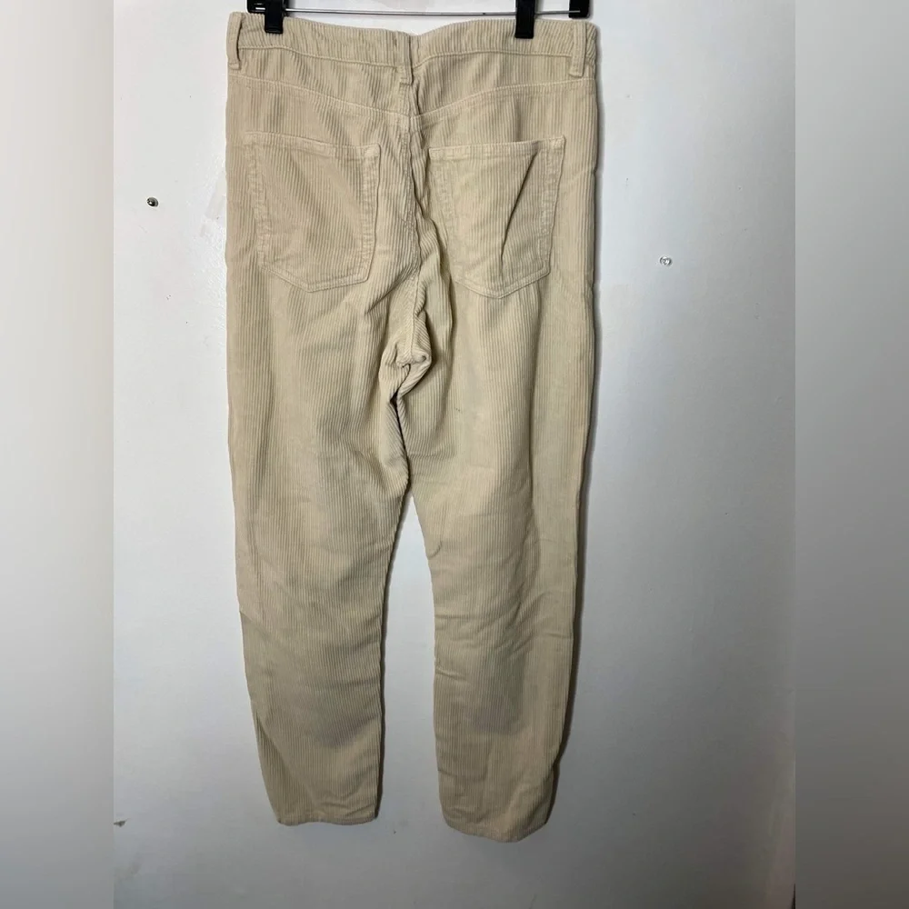 Fifth Avenue top shop corduroy high waisted tapered leg mom pants, size 30